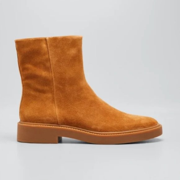 VINCE Kady Suede Zip Moto Booties - Picture 1 of 1